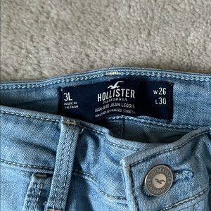 Hollister Hugh Rise Jean Leggings size 3Long